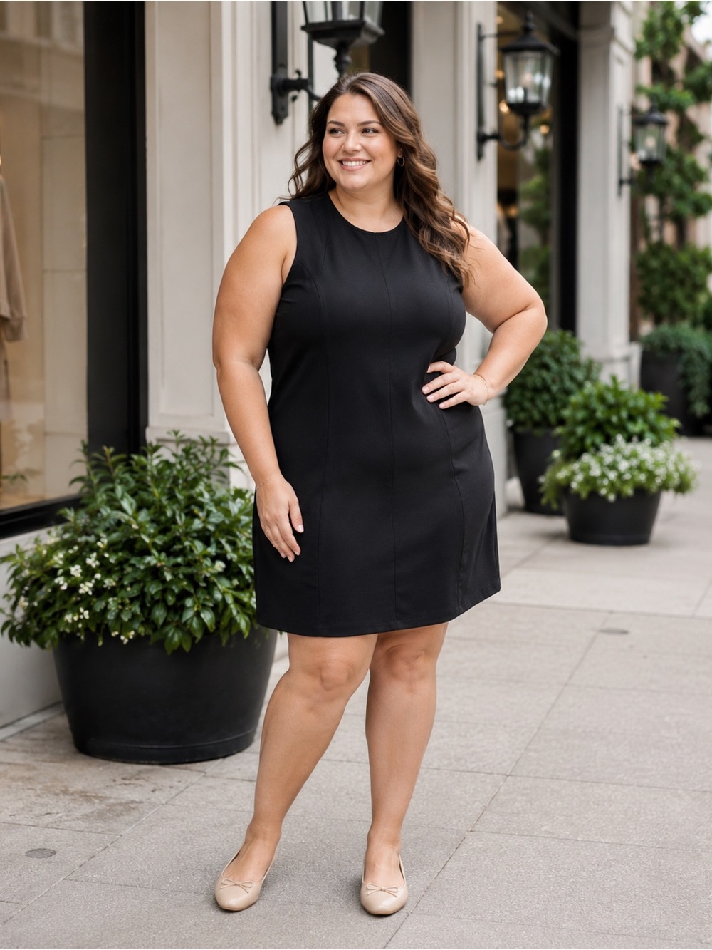 NWT A New Day Black Mini Sheath Dress Plus Size 24 26 Target